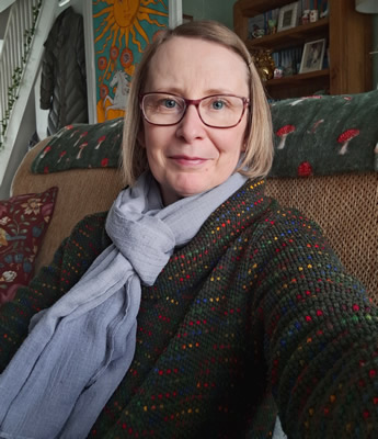 Heidi Swain at home